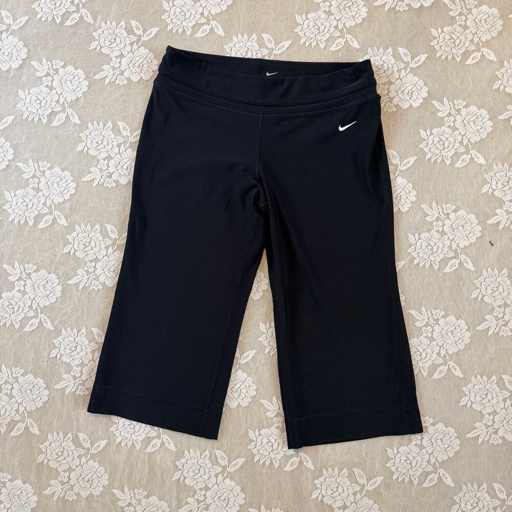 Vintage Y2K Nike Dri-FIT Low Rise Capri Leggings Size M